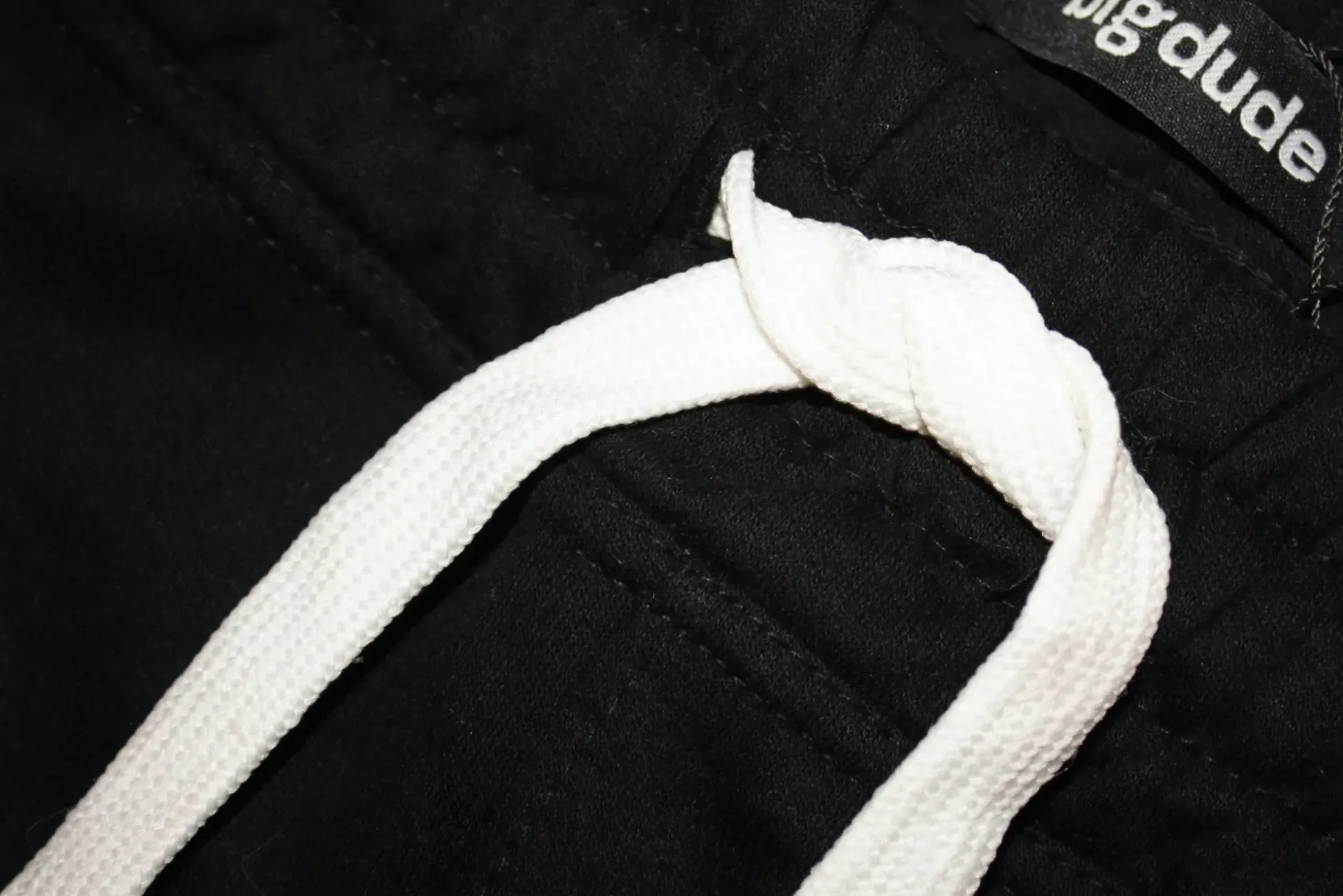 Bigdude Fleece Cargo Shorts Black