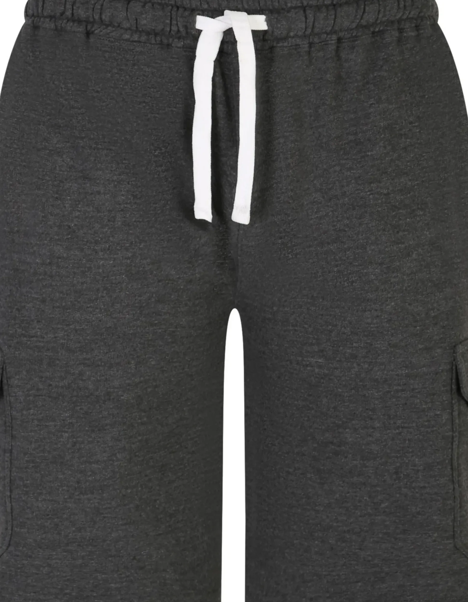 Bigdude Fleece Cargo Shorts Charcoal