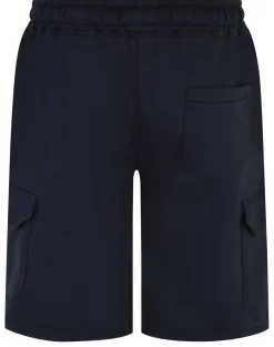 Bigdude Fleece Cargo Shorts Navy