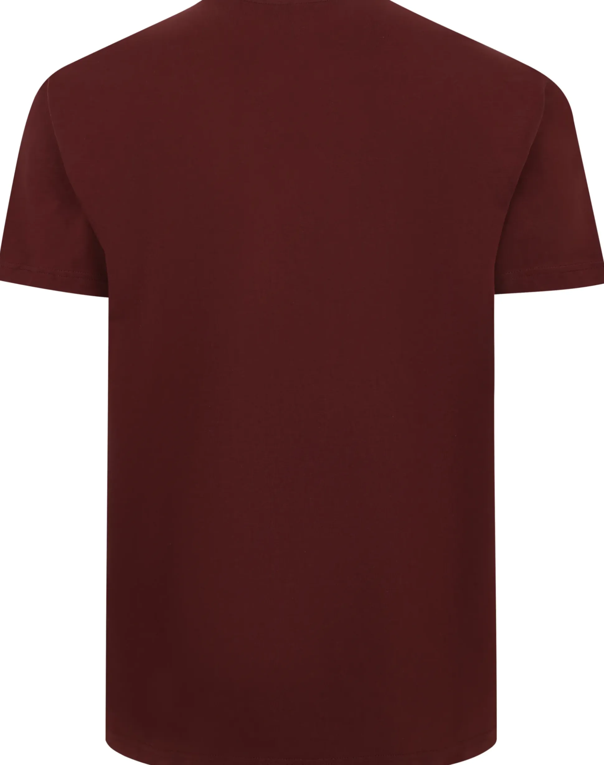 Bigdude Food Print T-Shirt Burgundy