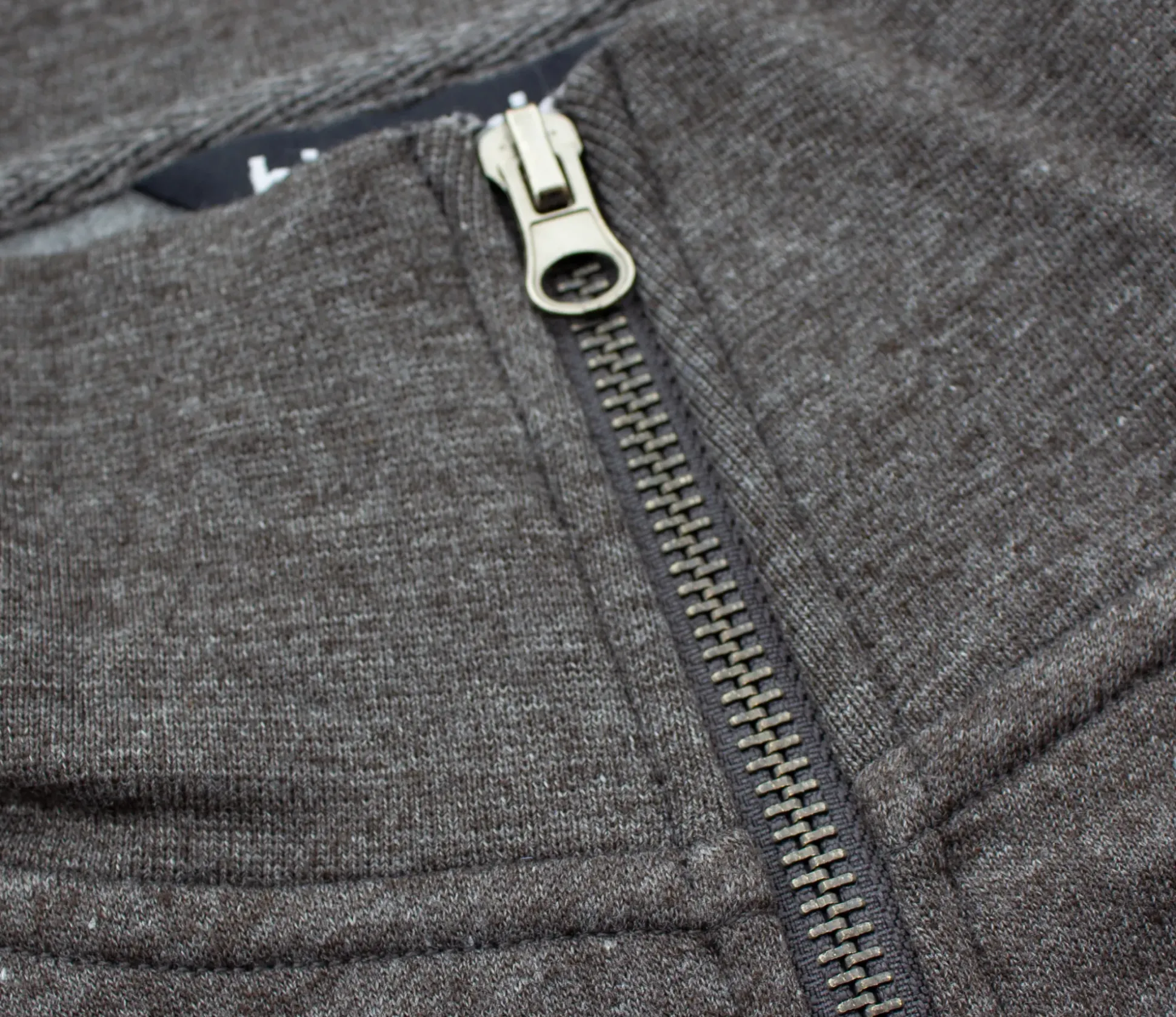 Bigdude Funnel Neck Full Zip Sweatshirt Charcoal