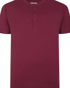 Bigdude Grandad T-Shirt Burgundy