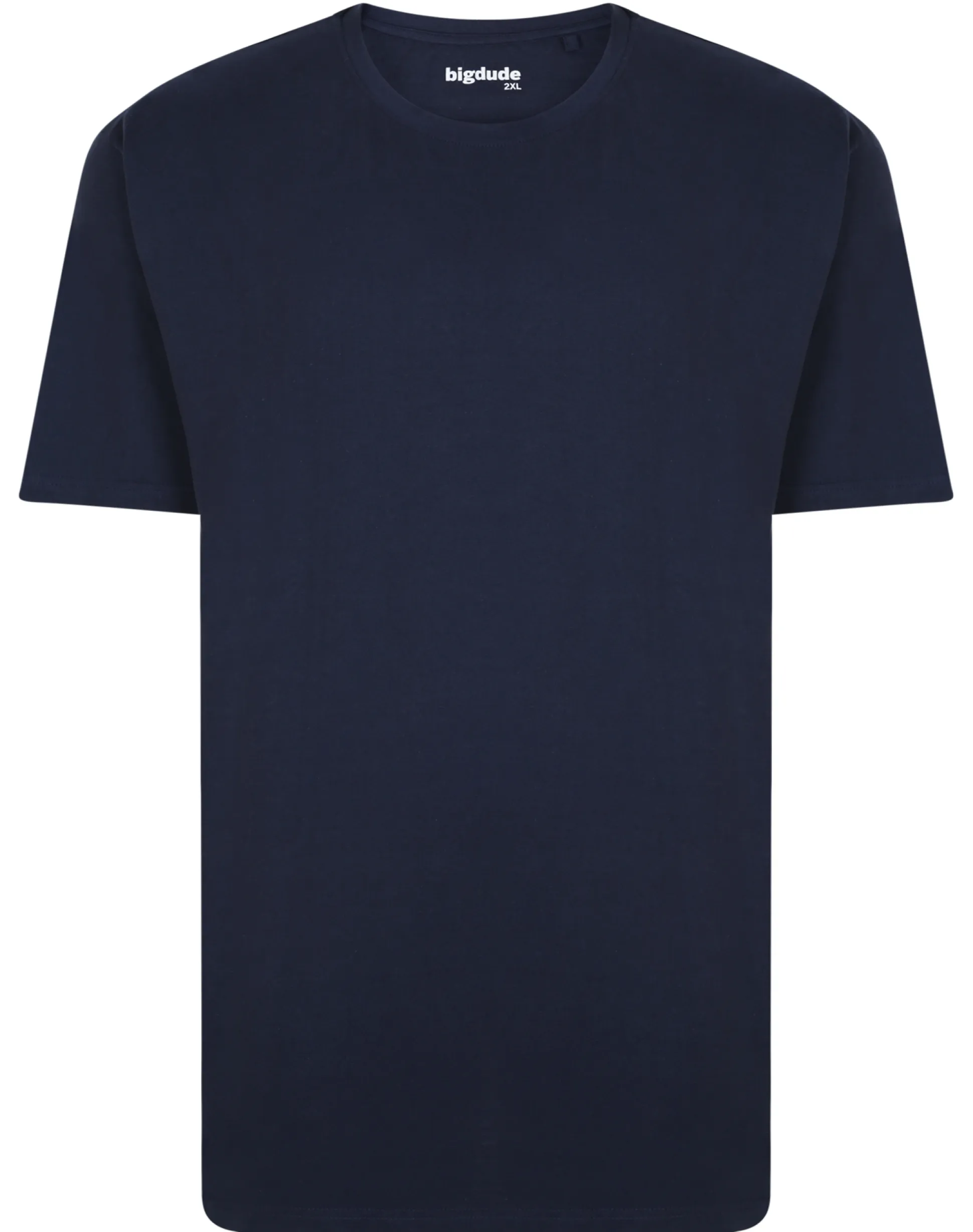 Bigdude Heavy Weight Plain T-Shirt Navy