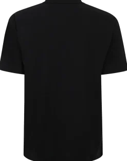 Bigdude LA Embroidered Polo Shirt Black