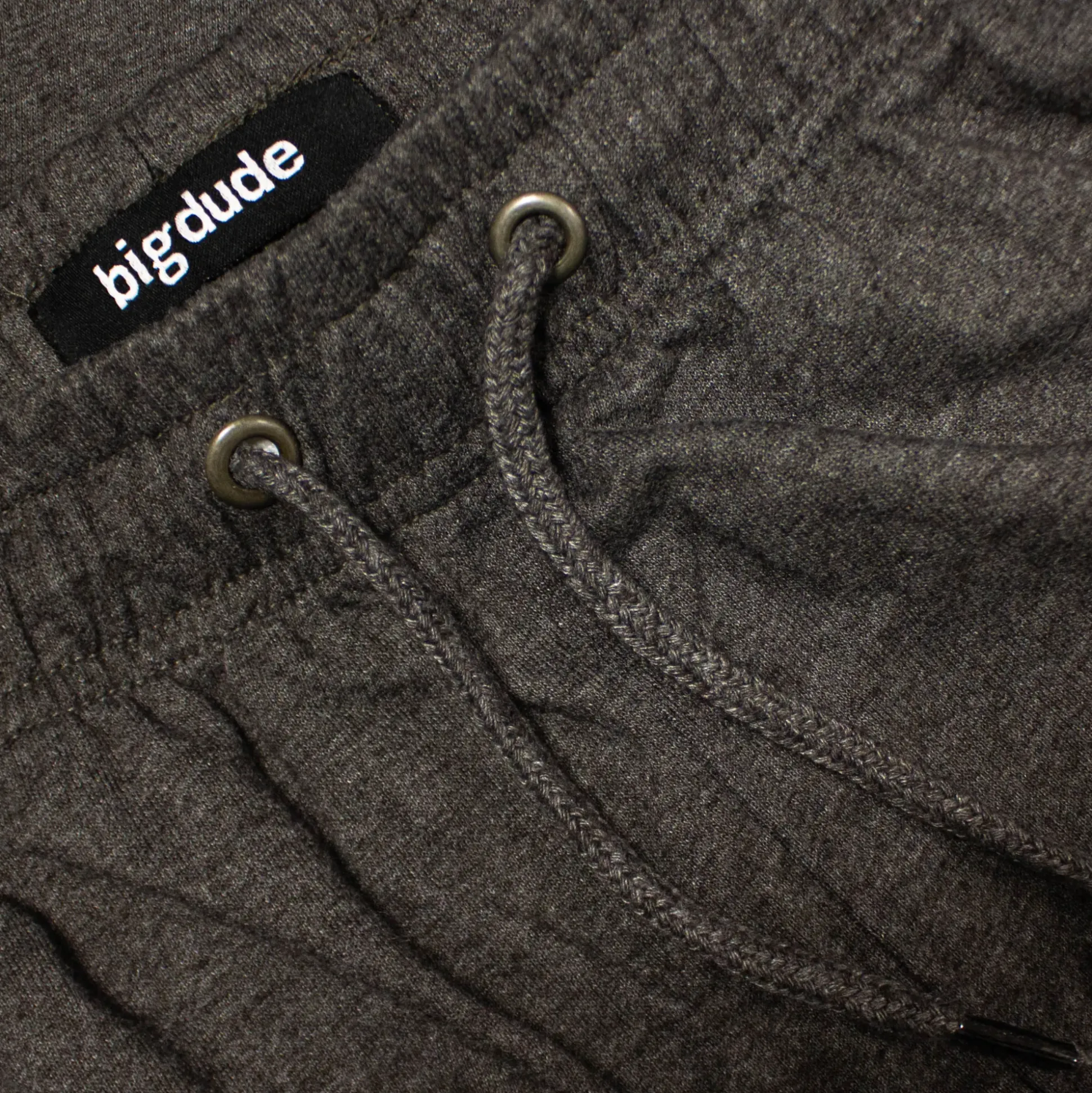 Bigdude Lightweight Cargo Joggers Charcoal