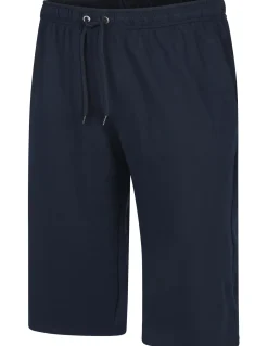 Bigdude Lightweight Cropped Loopback Joggers Navy