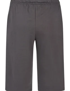 Bigdude Lightweight Cropped Loopback Joggers Charcoal