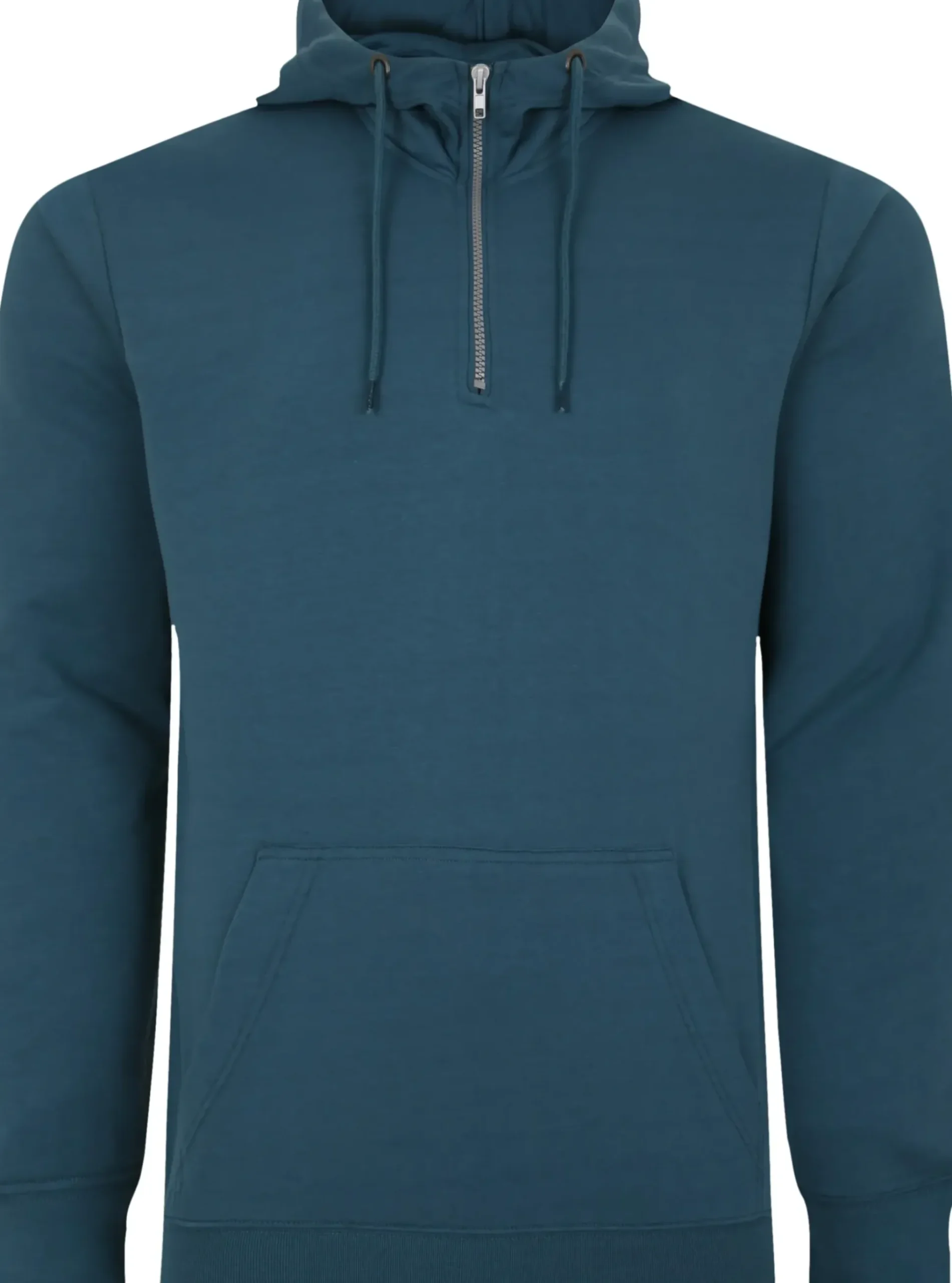 Bigdude Lightweight Half Zip Hoody Petrol Tall