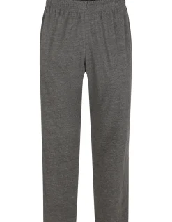 Bigdude Lightweight Jersey Open Hem Joggers Charcoal Marl