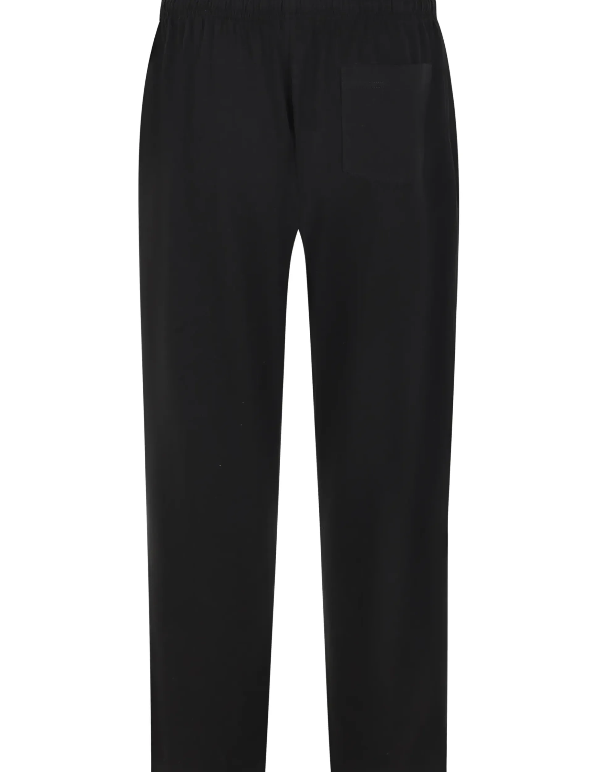 Bigdude Lightweight Jersey Open Hem Joggers Black