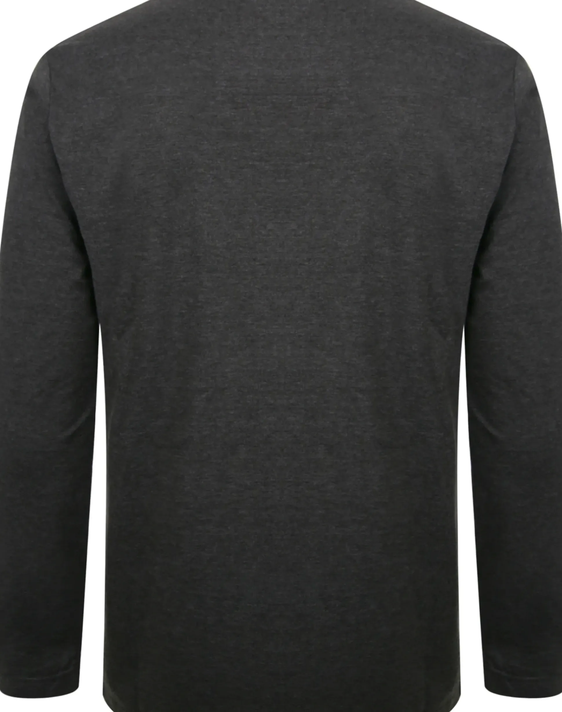 Bigdude Long Sleeve Marl T-Shirt Charcoal
