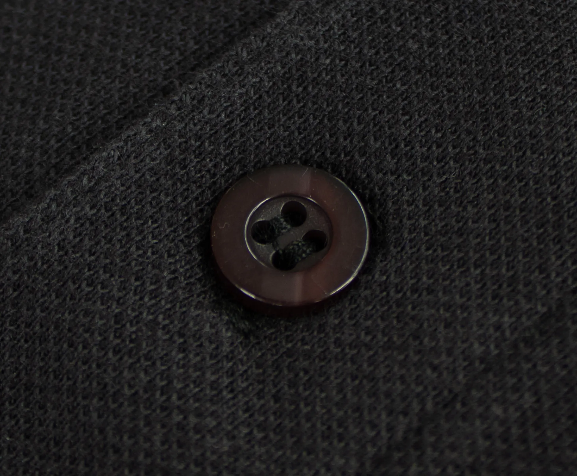 Bigdude Long Sleeve Polo Shirt Black