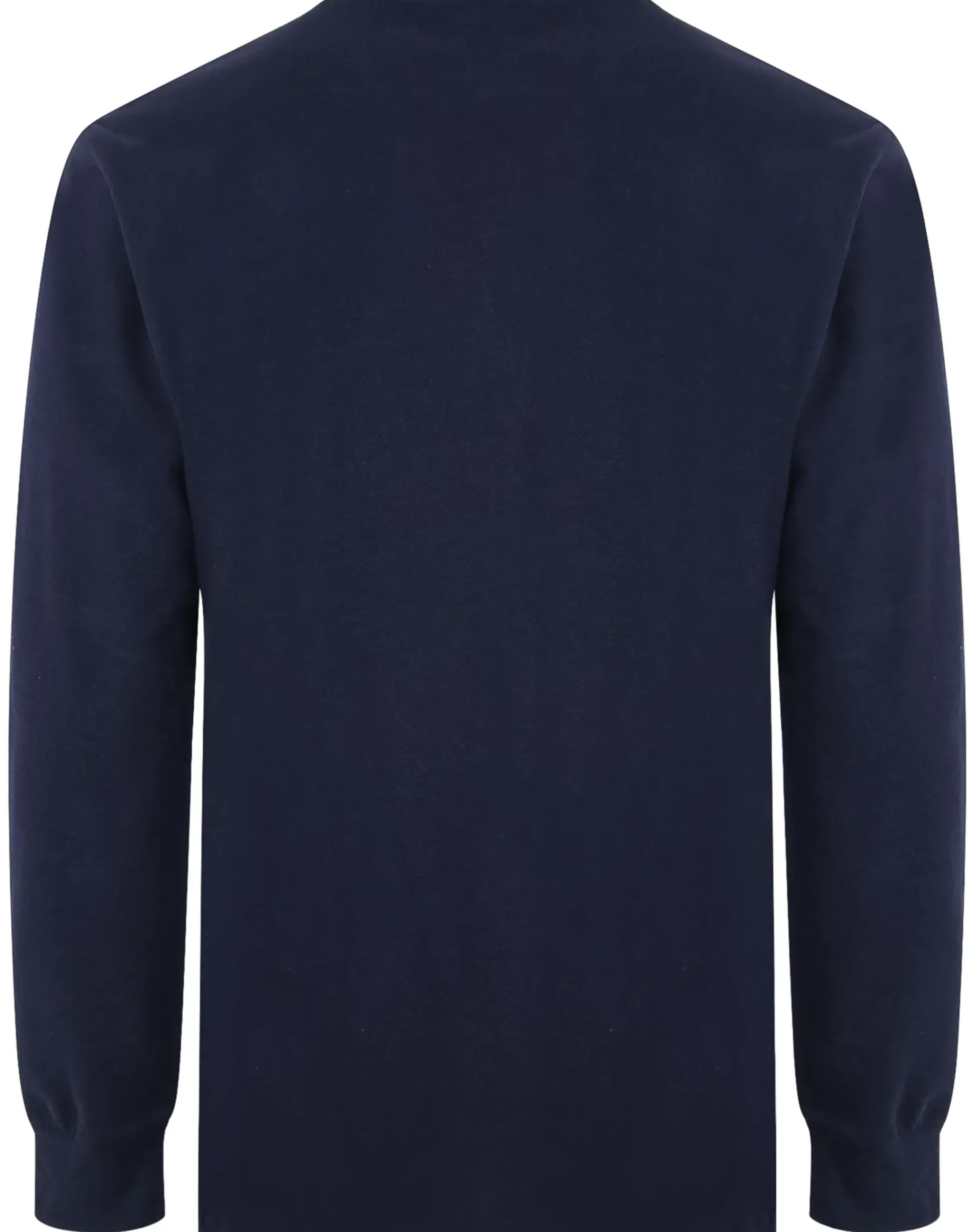 Bigdude Long Sleeve Polo Shirt Charcoal Marl