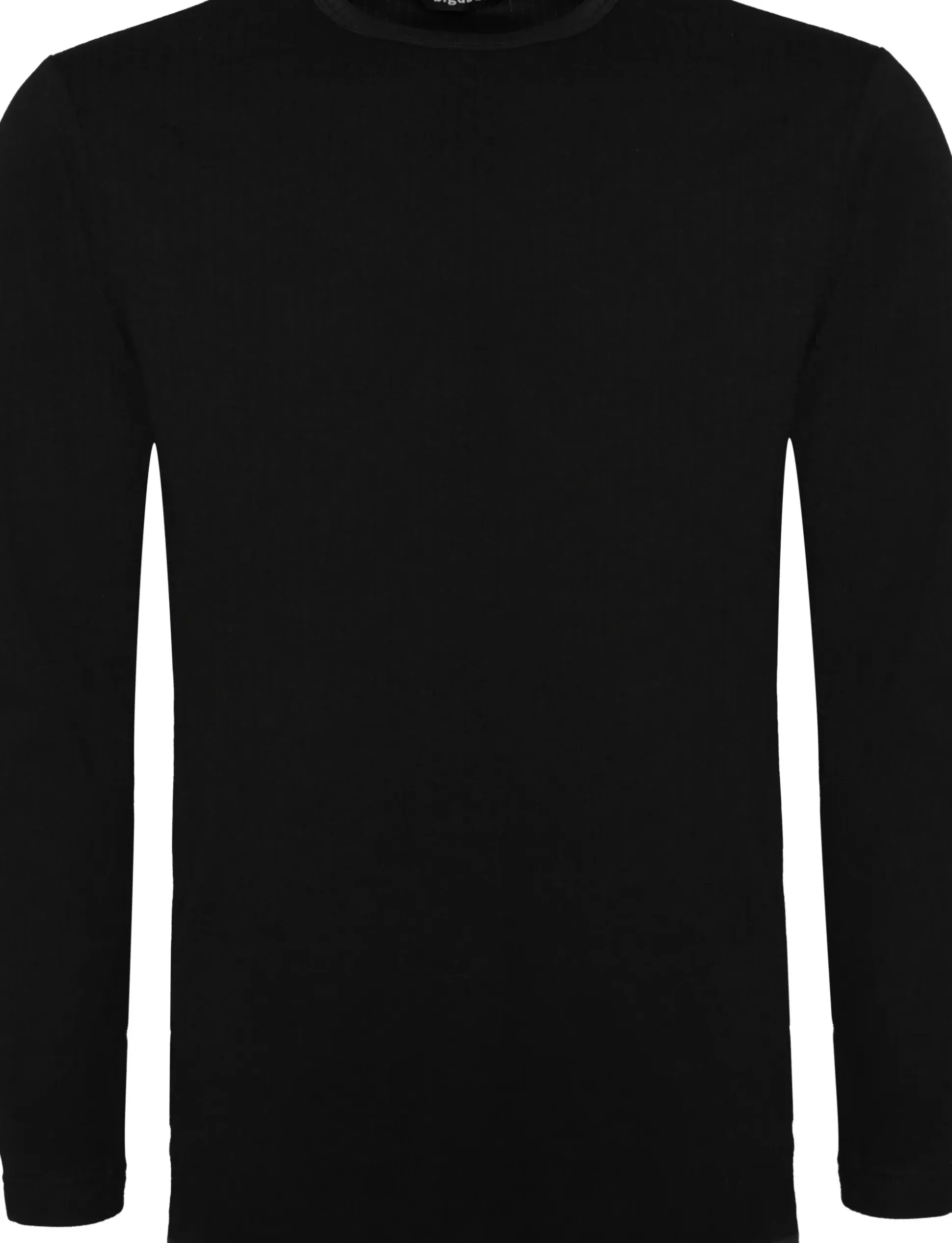 Bigdude Long Sleeve Polo Shirt Navy