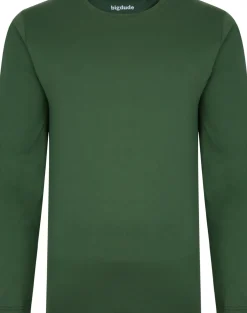 Bigdude Long Sleeve T-Shirt Deep Green Tall