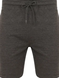 Bigdude Loop Back Jogger Shorts Charcoal