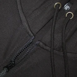 Bigdude Loop Back Sleeveless Hoody Black