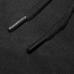 Bigdude Loop Back Sleeveless Hoody Black Tall