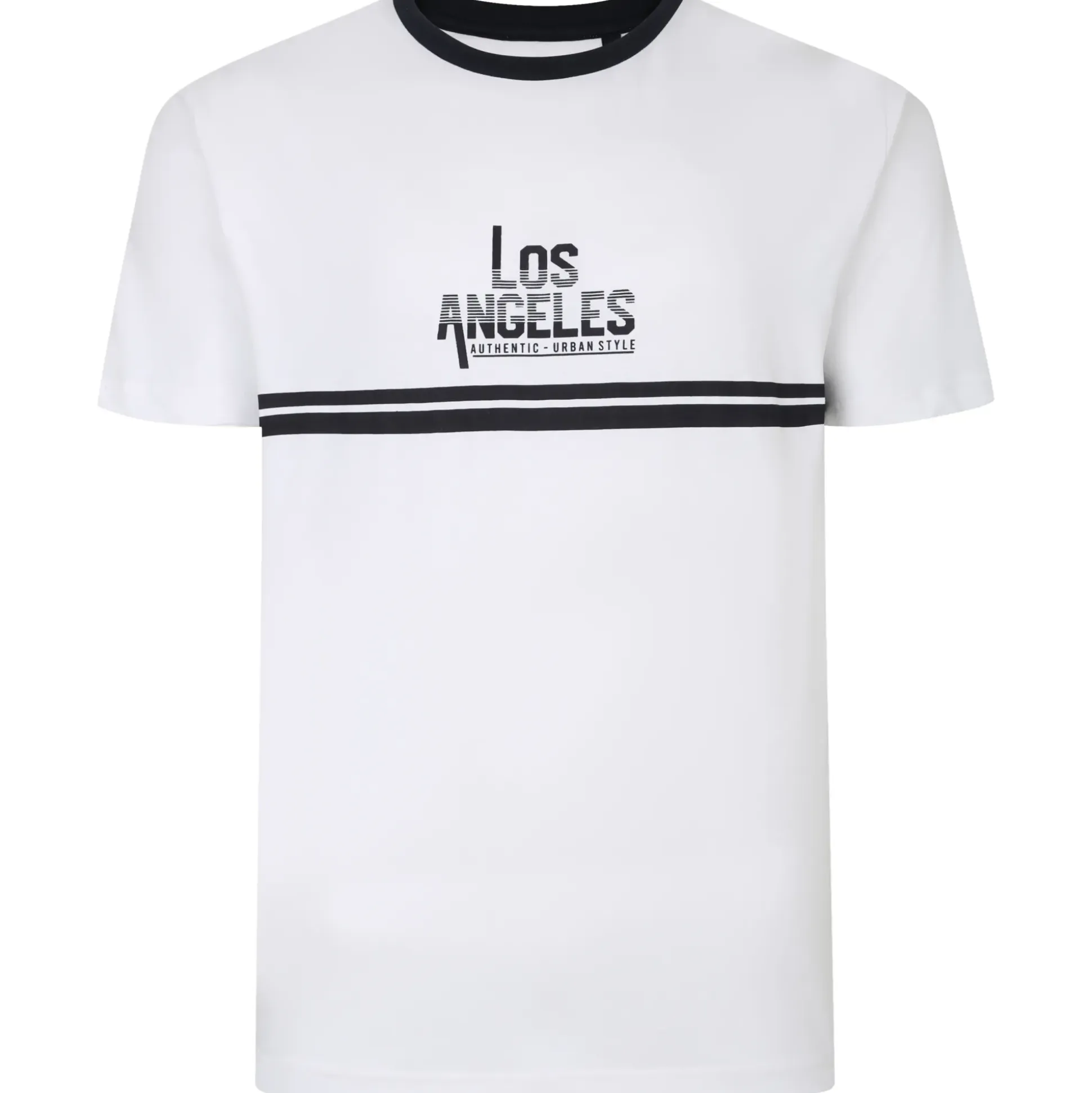 Bigdude Los Angeles Printed PJ Set White