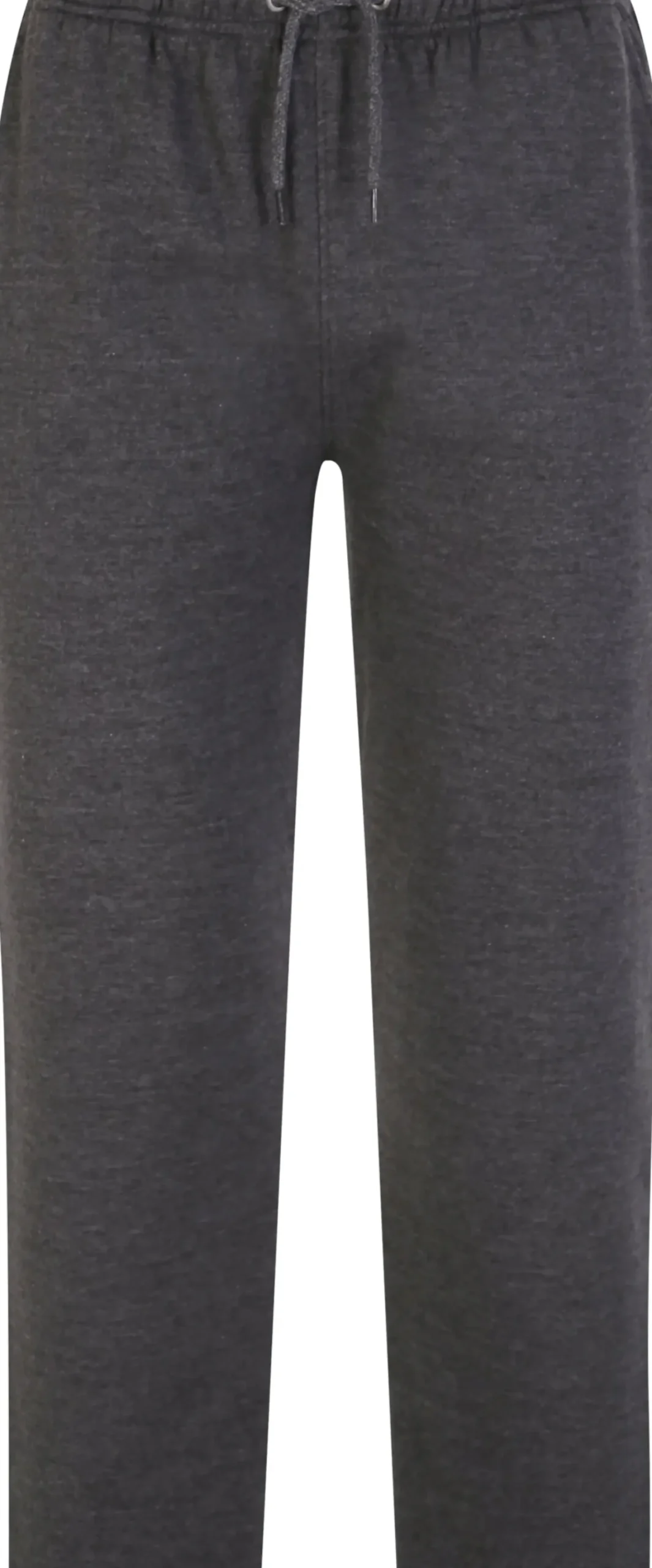 Bigdude Open Hem Joggers Charcoal