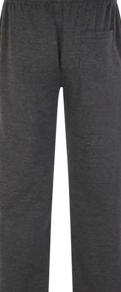 Bigdude Open Hem Joggers Charcoal