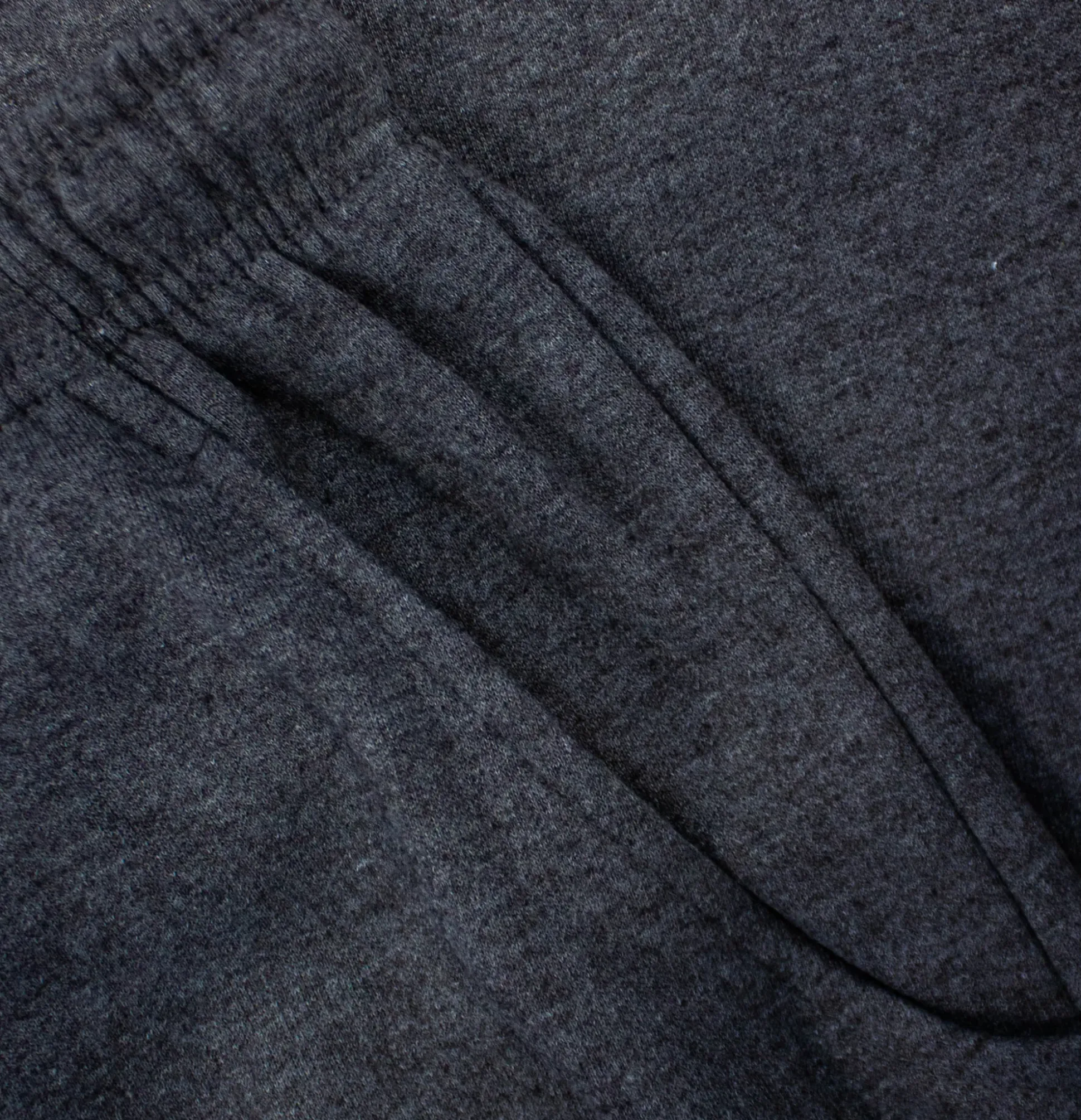 Bigdude Open Hem Joggers Charcoal
