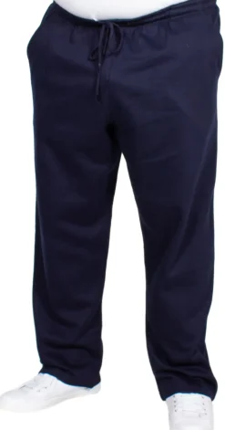Bigdude Open Hem Joggers Navy
