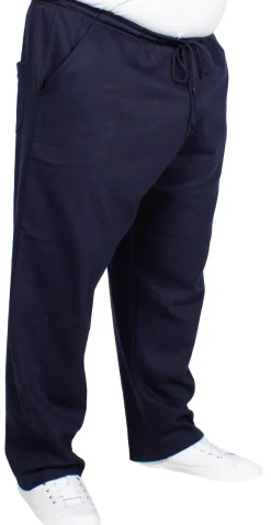 Bigdude Open Hem Joggers Navy