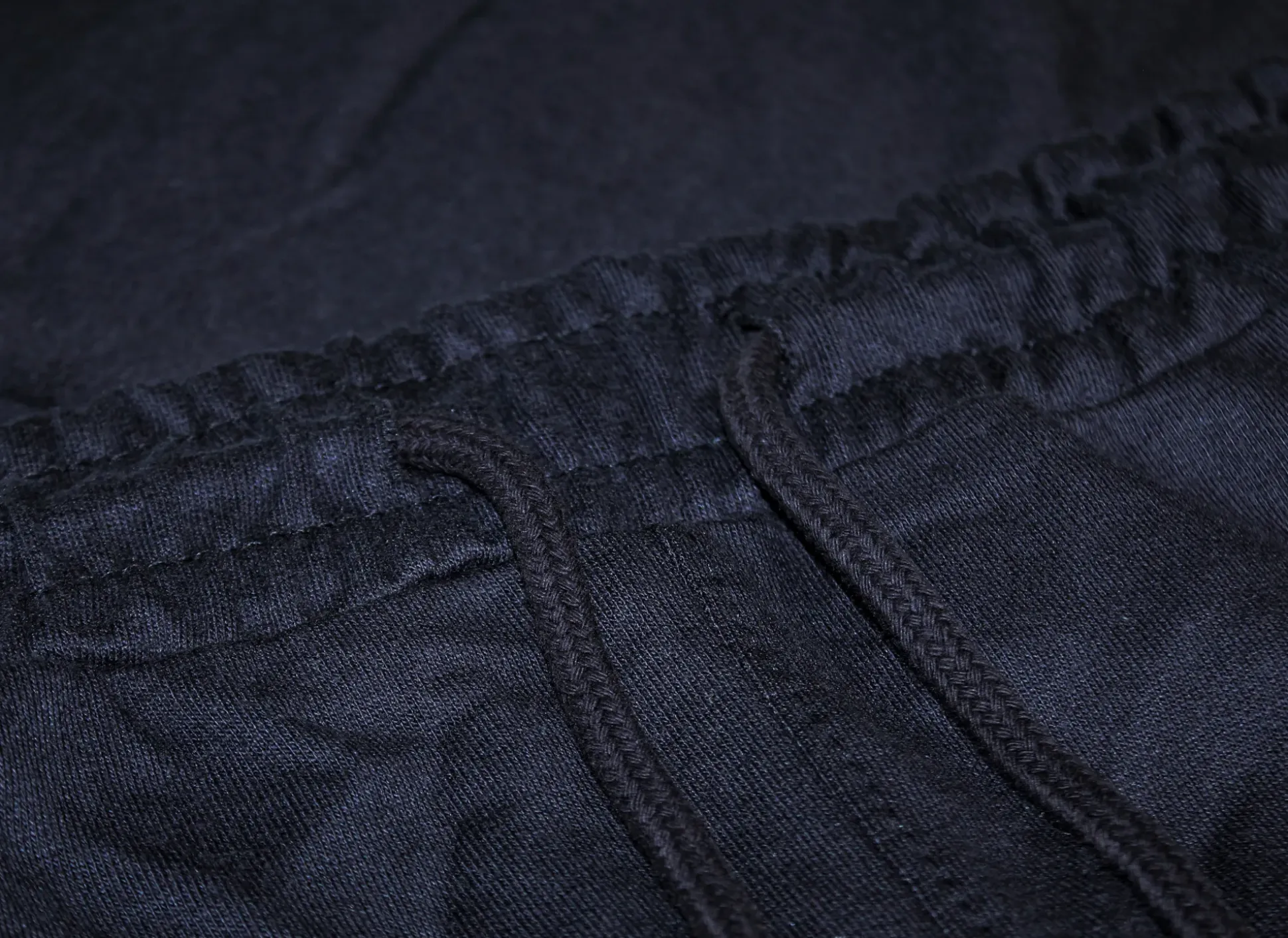 Bigdude Open Hem Loop Back Joggers Navy