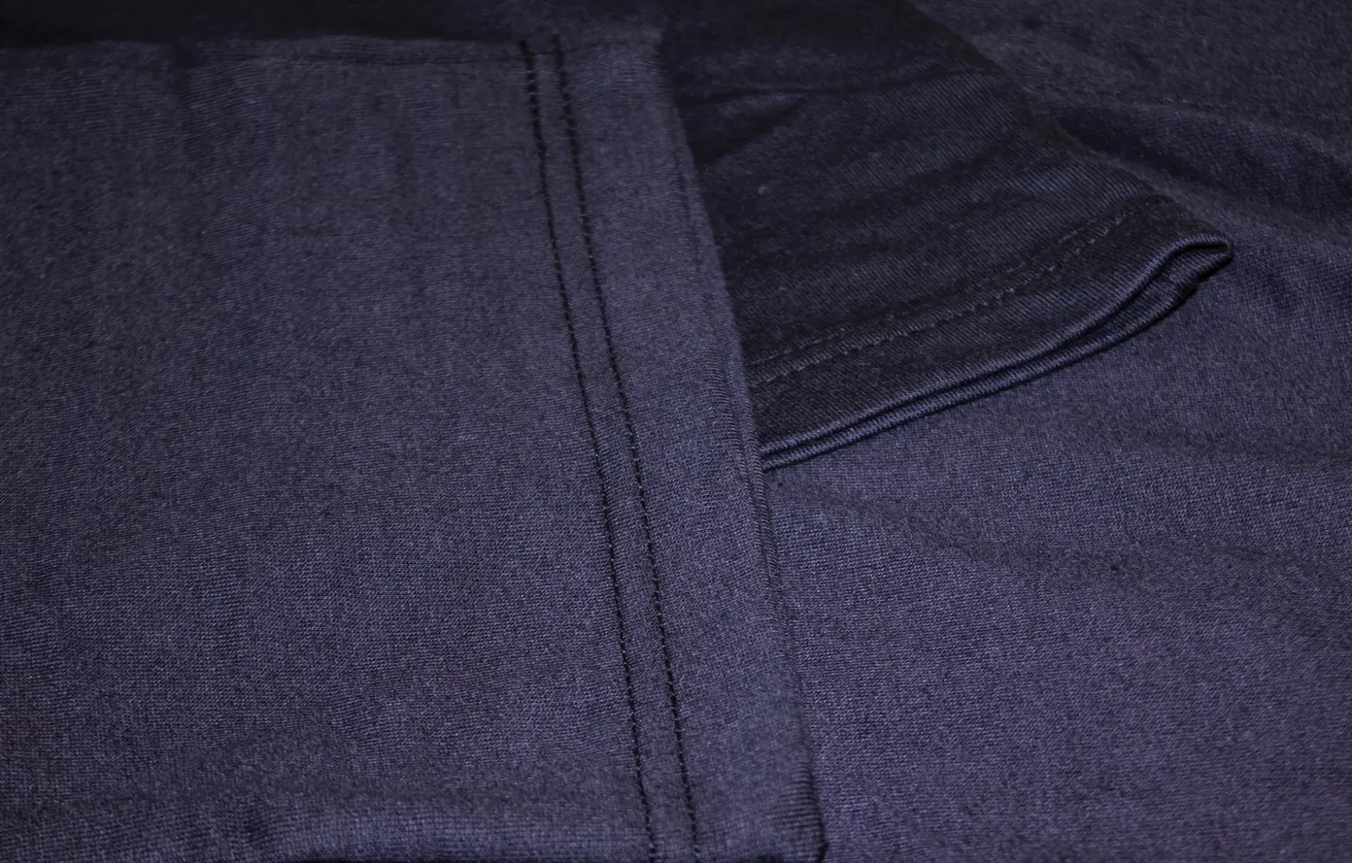 Bigdude Open Hem Loop Back Joggers Navy