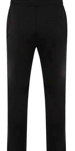 Bigdude Open Hem Loop Back Joggers Black