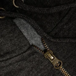 Bigdude Original Full Zip Hoody Charcoal