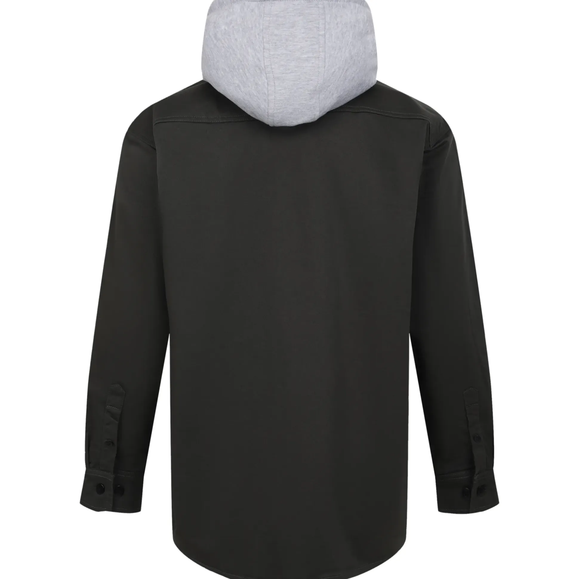 Bigdude Overshirt With Hood Charcoal