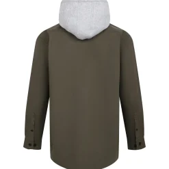 Bigdude Overshirt With Hood Olive