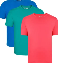 Bigdude 3 Pack Plain T-Shirts