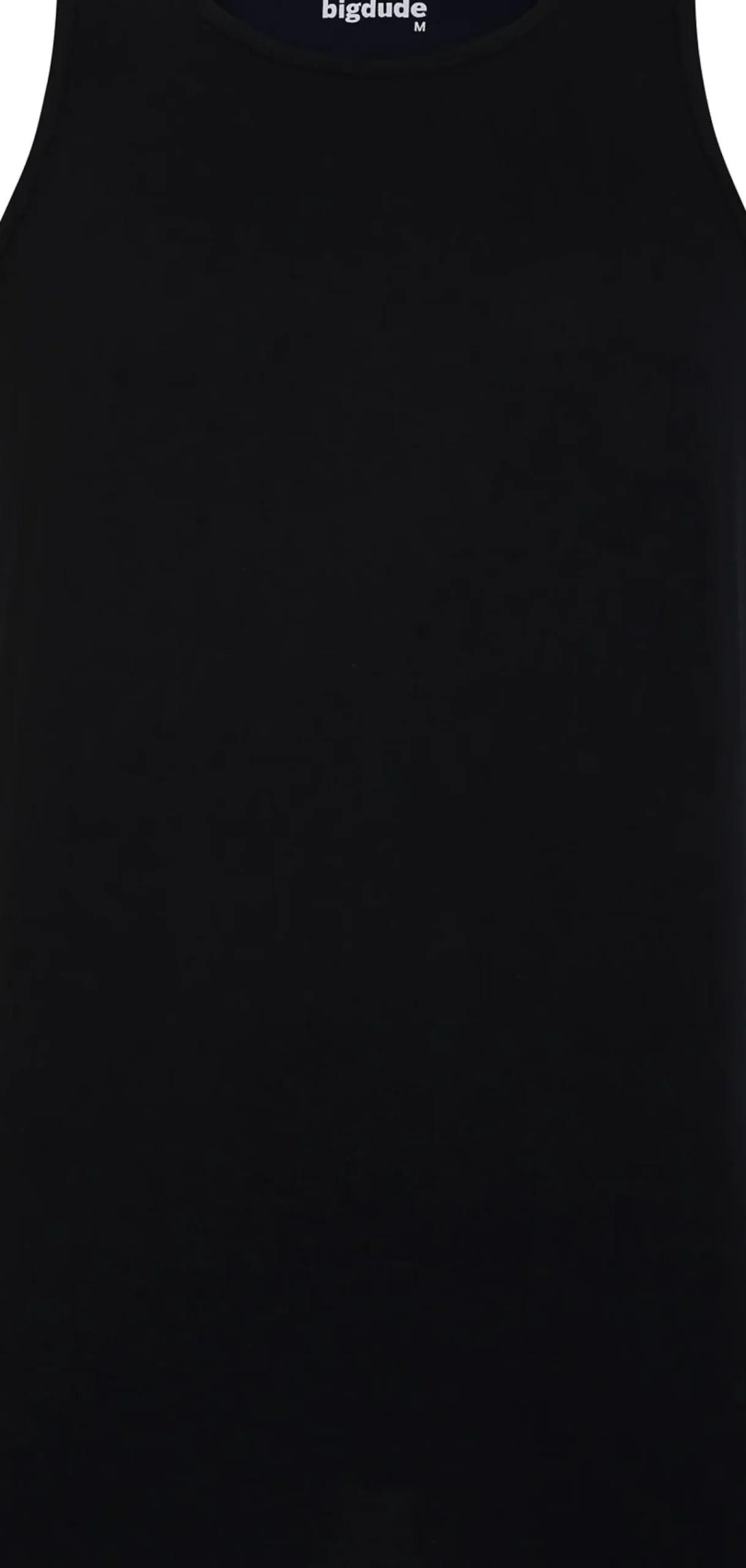 Bigdude 3 Pack Plain Vests Black