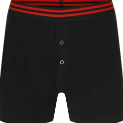 Bigdude 5 Pack Relaxed Fit Boxer Shorts Black