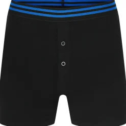 Bigdude 5 Pack Relaxed Fit Boxer Shorts Black