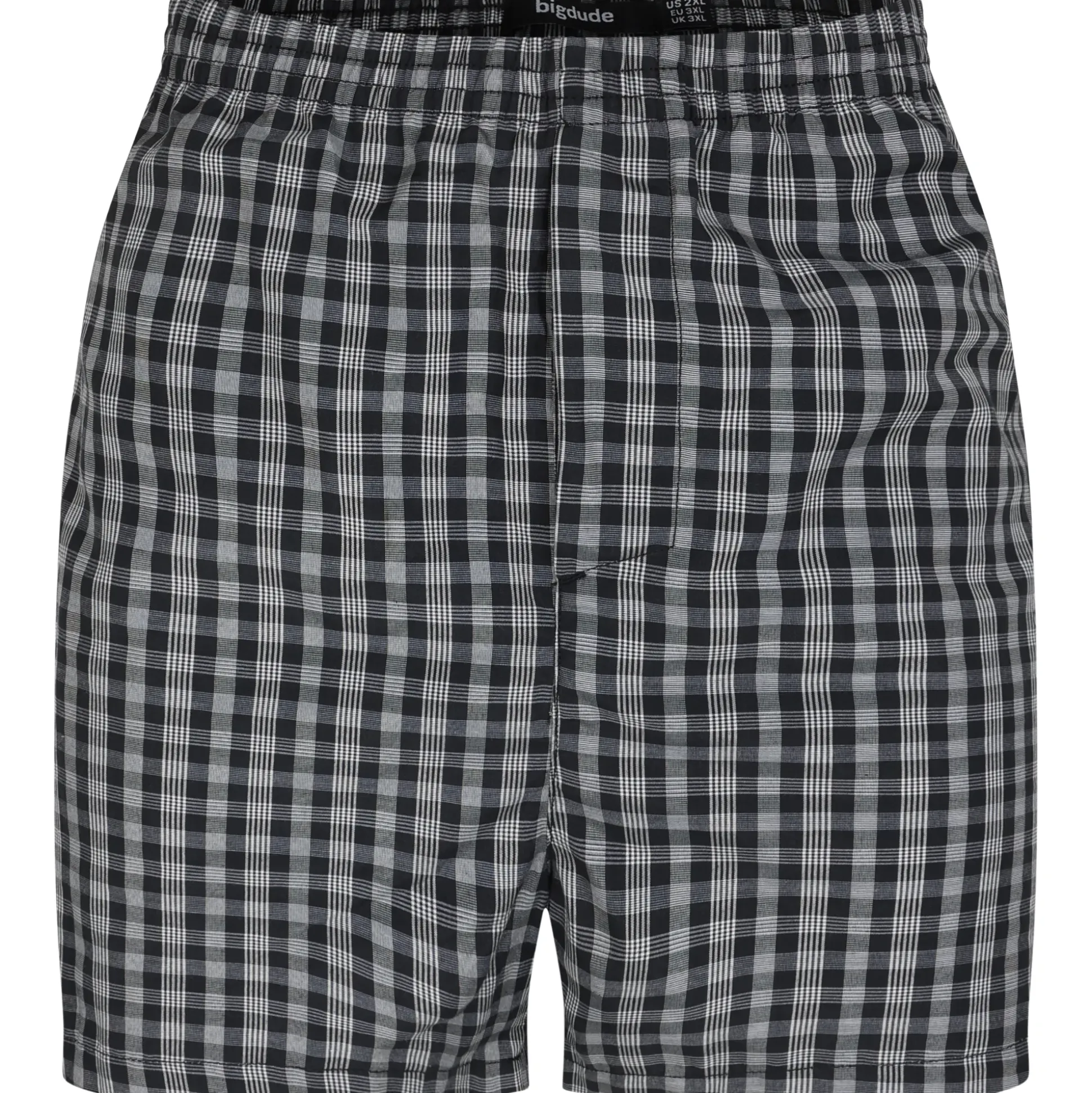 Bigdude 3 Pack Woven Boxer Shorts Navy