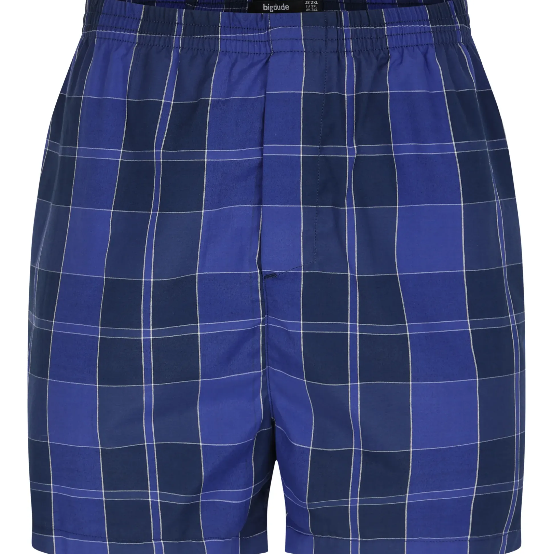 Bigdude 3 Pack Woven Boxer Shorts Navy