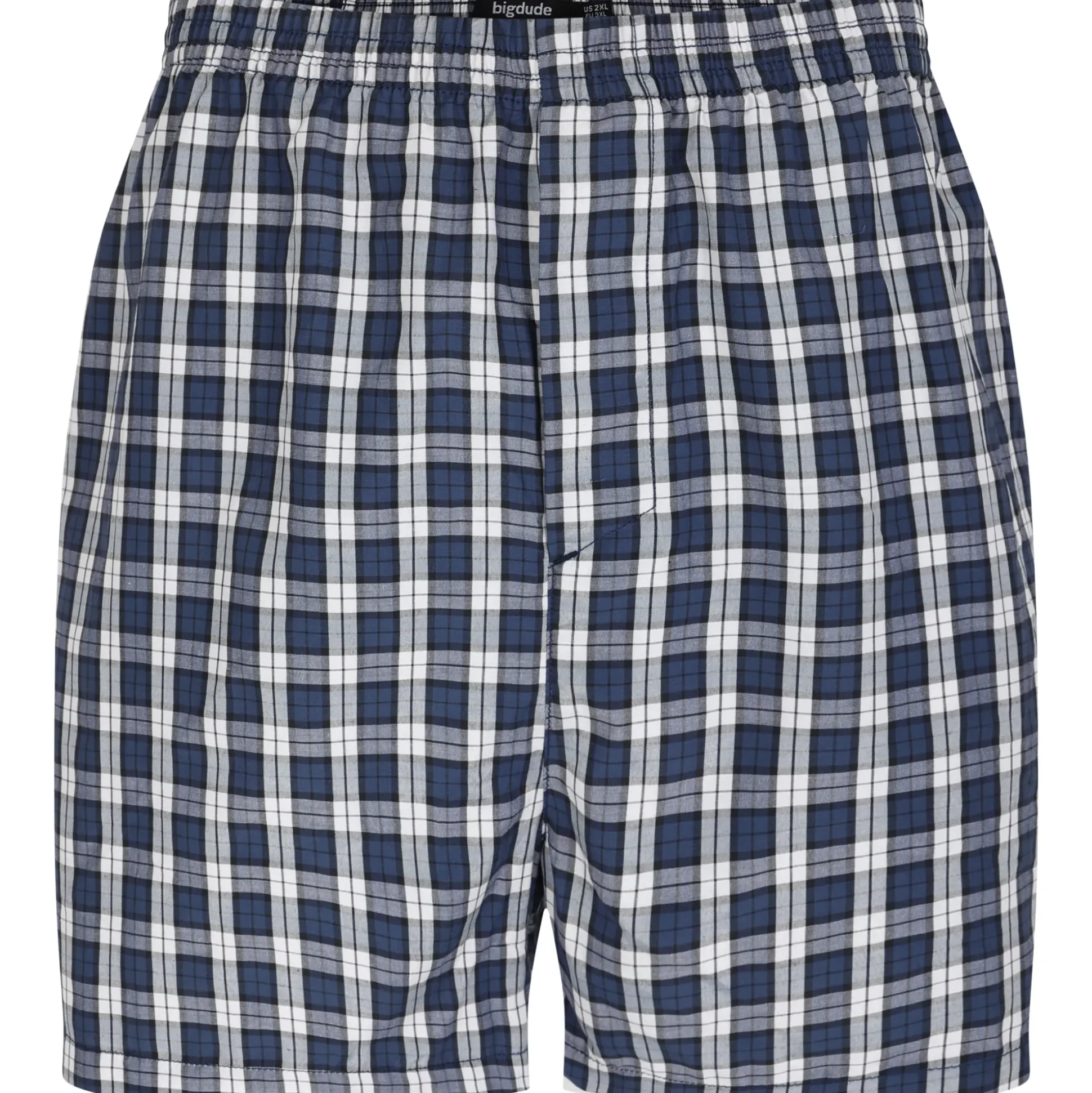 Bigdude 3 Pack Woven Boxer Shorts Navy