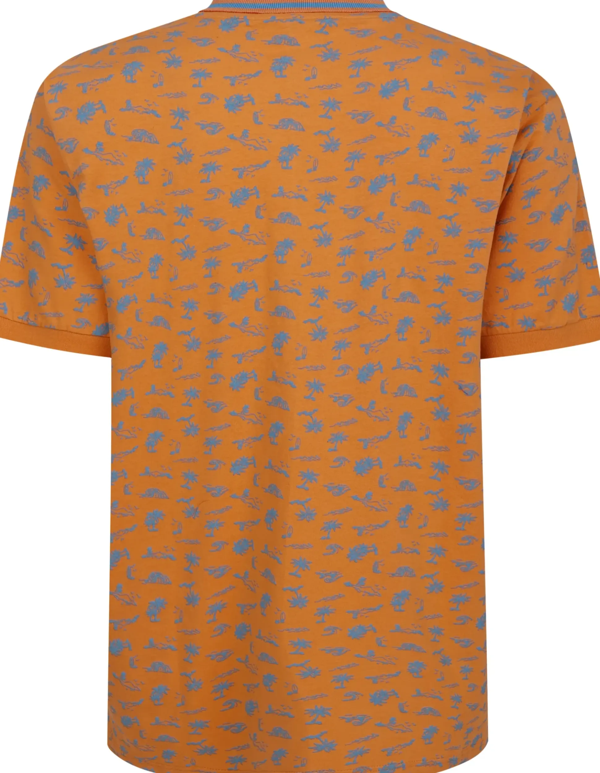 Bigdude Palm Tree Polo Apricot