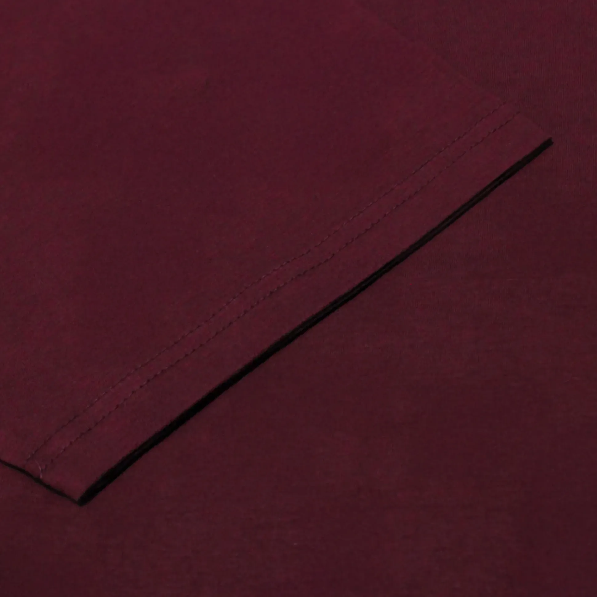 Bigdude Plain Crew Neck T-Shirt Burgundy