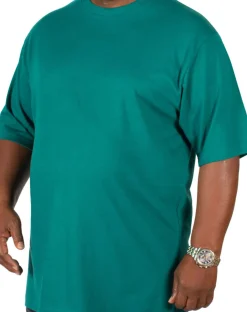 Bigdude Plain Crew Neck T-Shirt Green Tall