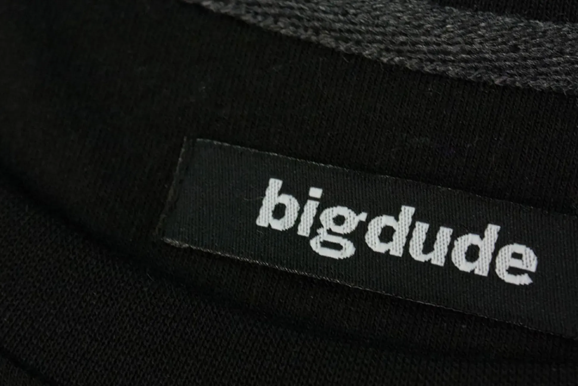 Bigdude Plain Crew Neck T-Shirt Black Tall
