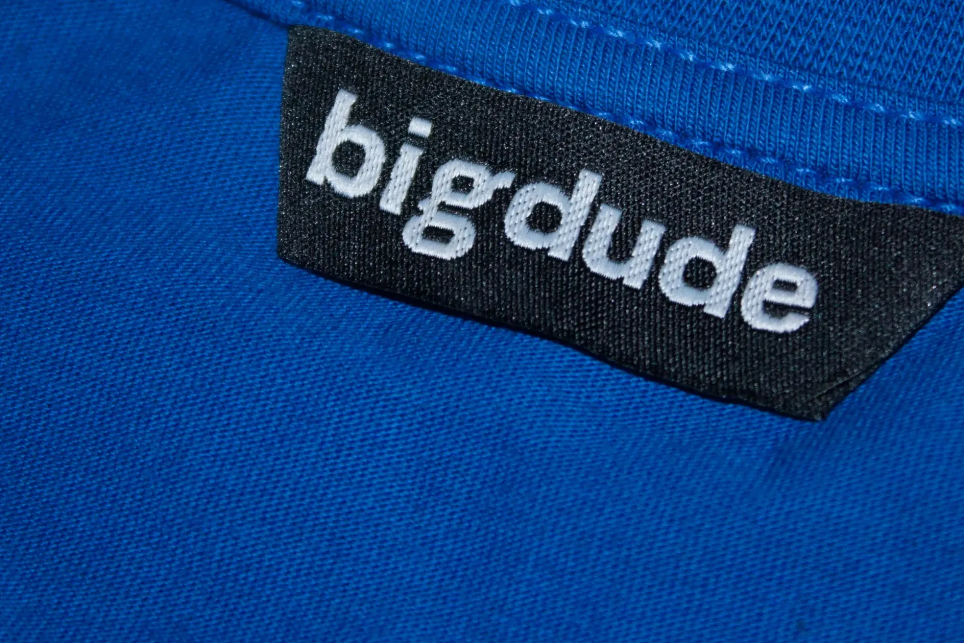 Bigdude Plain Crew Neck T-Shirt Royal Blue