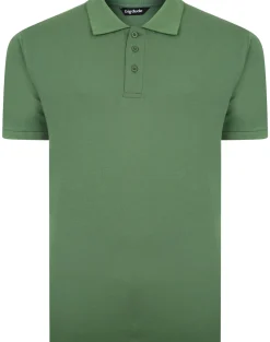Bigdude Plain Polo Shirt Deep Green Tall