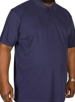 Bigdude Plain Polo Shirt- Navy