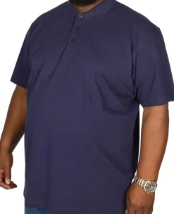 Bigdude Plain Polo Shirt- Navy