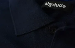 Bigdude Plain Polo Shirt- Navy